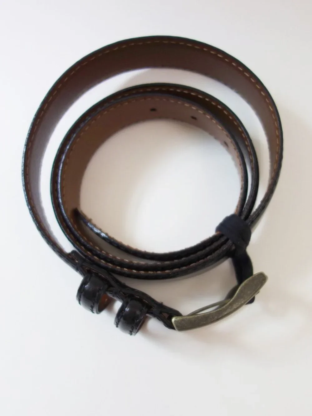 Joseph Abboud Men's Italian Hand Crafted Leather Belt Black (38/95) NWOT!